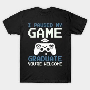 Game Lover Graduate Proud of Class of 2023 Senior Graduation T-Shirt